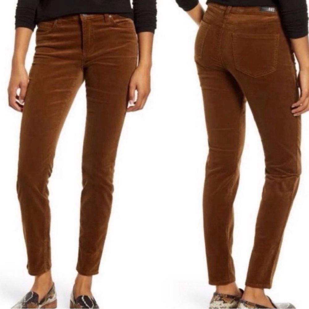 Kut from the Kloth Diana Corduroy Relaxed Fit Midrise Skinny‎ Size 6